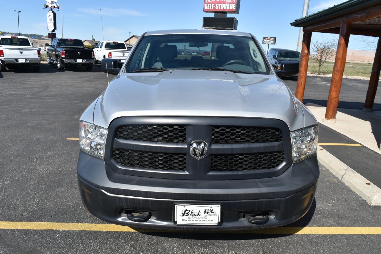 2015 Silver /Gray Ram 1500 Tradesman (1C6RR7KG7FS) with an 3.6L V-6 engine, 8-Speed Automatic transmission, located at 1600 E Hwy 44, Rapid City, SD, 57703, (605) 716-7878, 44.070232, -103.171410 - Photo#1